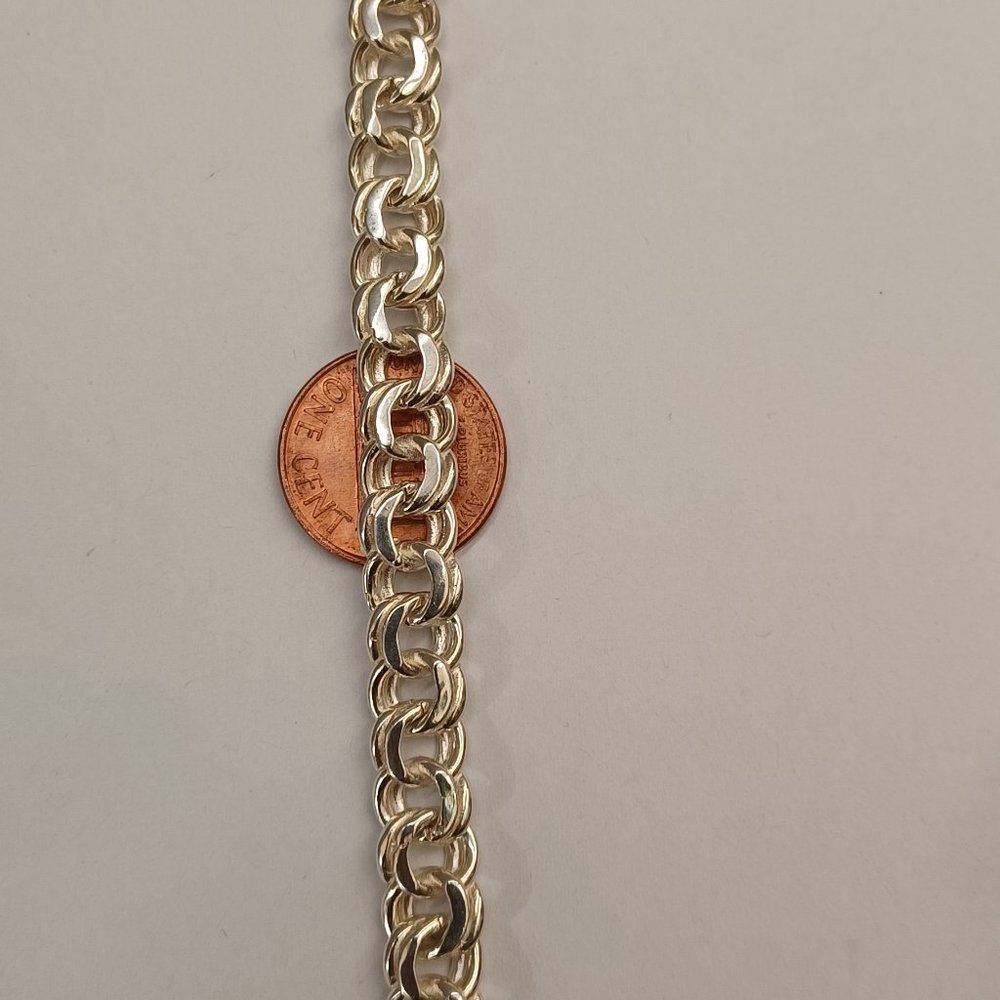 925 Sterling Silver Chino Solid Chain - image 6